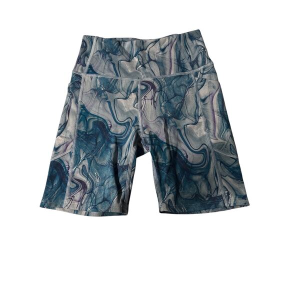 Victoria's Secret On Point Flow High-Rise Monochrome Biker Shorts | Womens Sz 2 - Picture 2 of 12